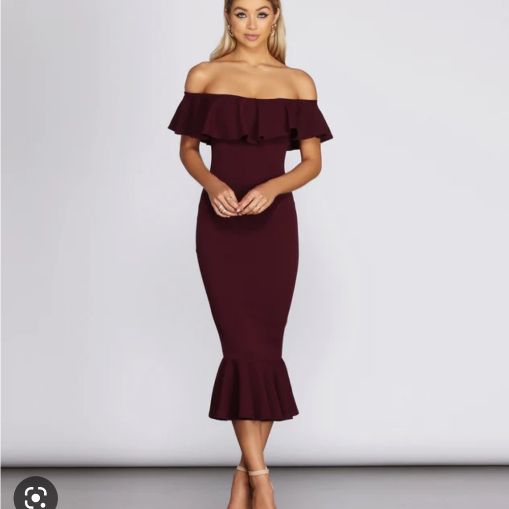 Burgundy Dress size extra small